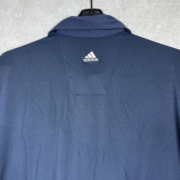 Adidas Florida Atlantic Owls Polo Shirt FAU Men’s Large Navy Blue Short Sleeve - Picture 8 of 11